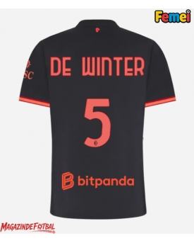 AC Milan Koni De Winter #5 Tricou Fotbal Replică 2026-27 Femei Treilea AC Milan Koni De Winter #5 Tricou Fotbal Replică 2026-27 Femei Treilea
